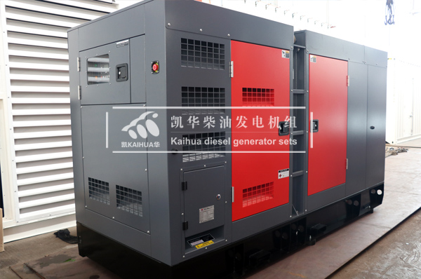 出口新加坡的200KW靜音發(fā)電機(jī)組成功出廠